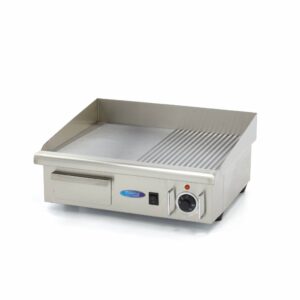 Asztali sütőlap / rostlap - 1/2 sima, 1/2 bordázott - 55 cm - Maxima 09300072