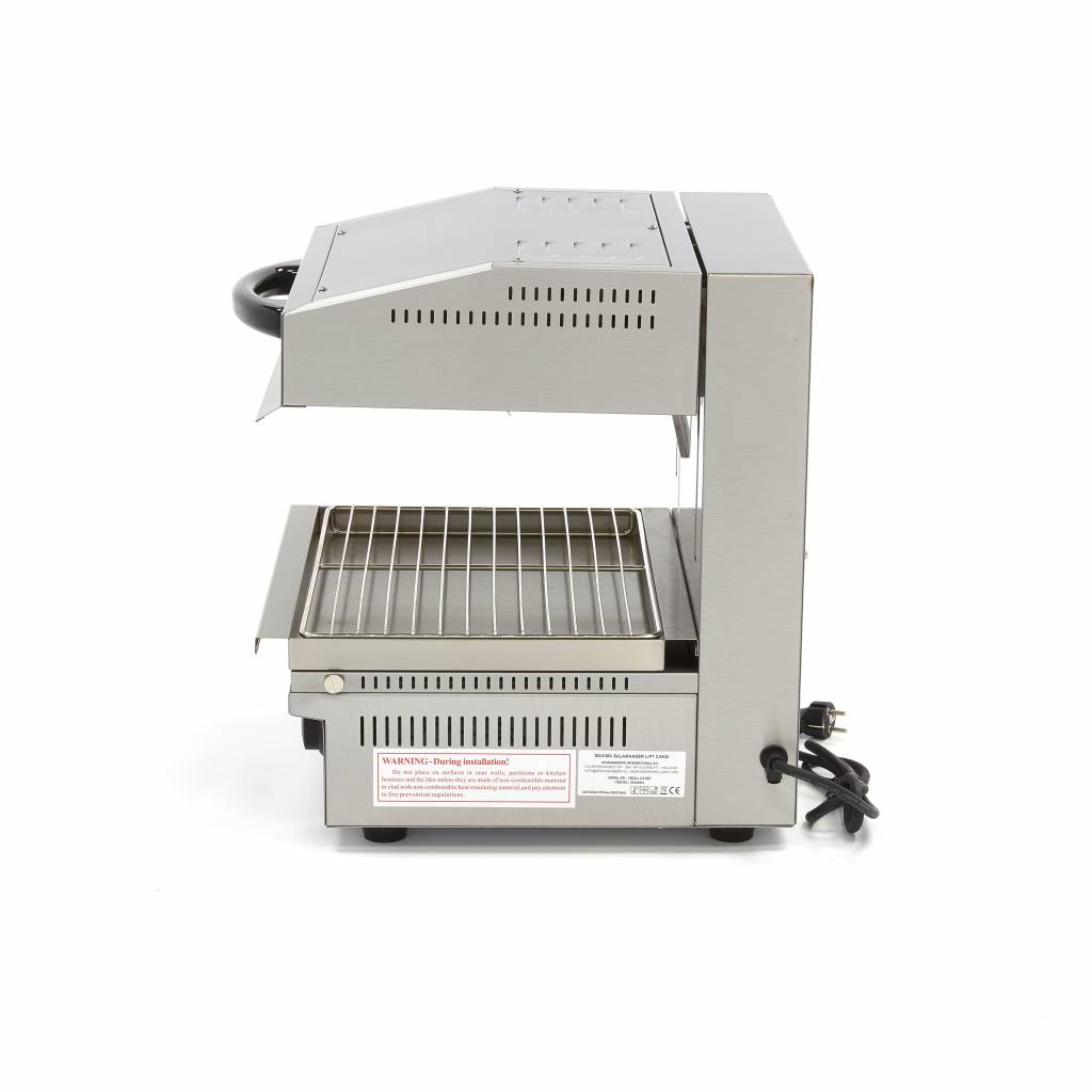 Szalamander grill liftes - 44 x 32cm - 2800W - Maxima 09300061 - Image 3