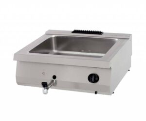 Nagy teljesítményű Bain Marie - gáz - Dupla egység - 70cm mély - Maxima 09395006