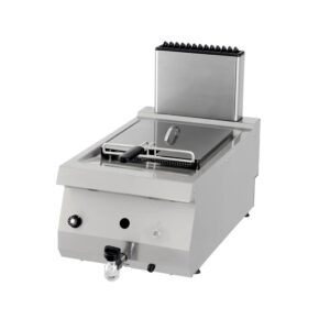 Nagy teherbírású fritőz - 1 x 12L - Gáz - lefolyócsappal - 70cm mélységű - Maxima 09395002