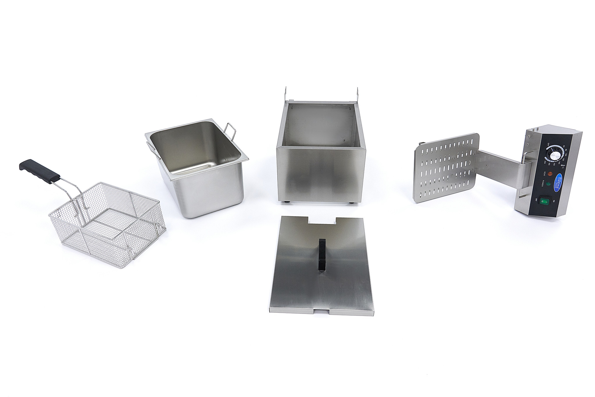 Fritőz olajsütő ipari rozsdamentes - 11L - Maxima 09365226 - Image 7