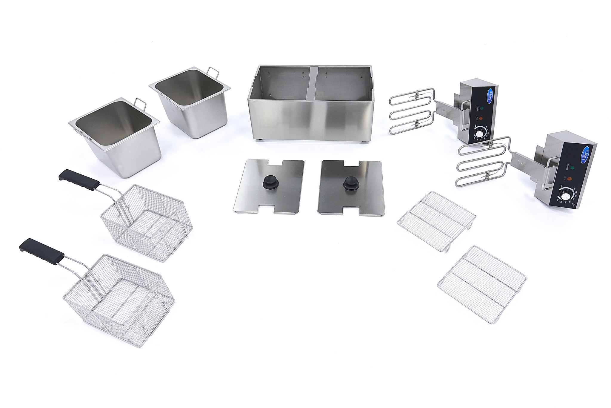 Fritőz olajsütő 2 x 8L - Dupla kosár - Maxima 09365225 - Image 8