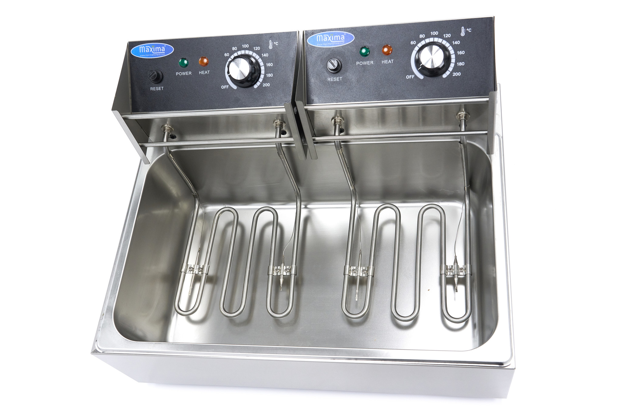 Fritőz olajsütő rozsdamentes 15L - egy kosár - Maxima 09365210 - Image 5