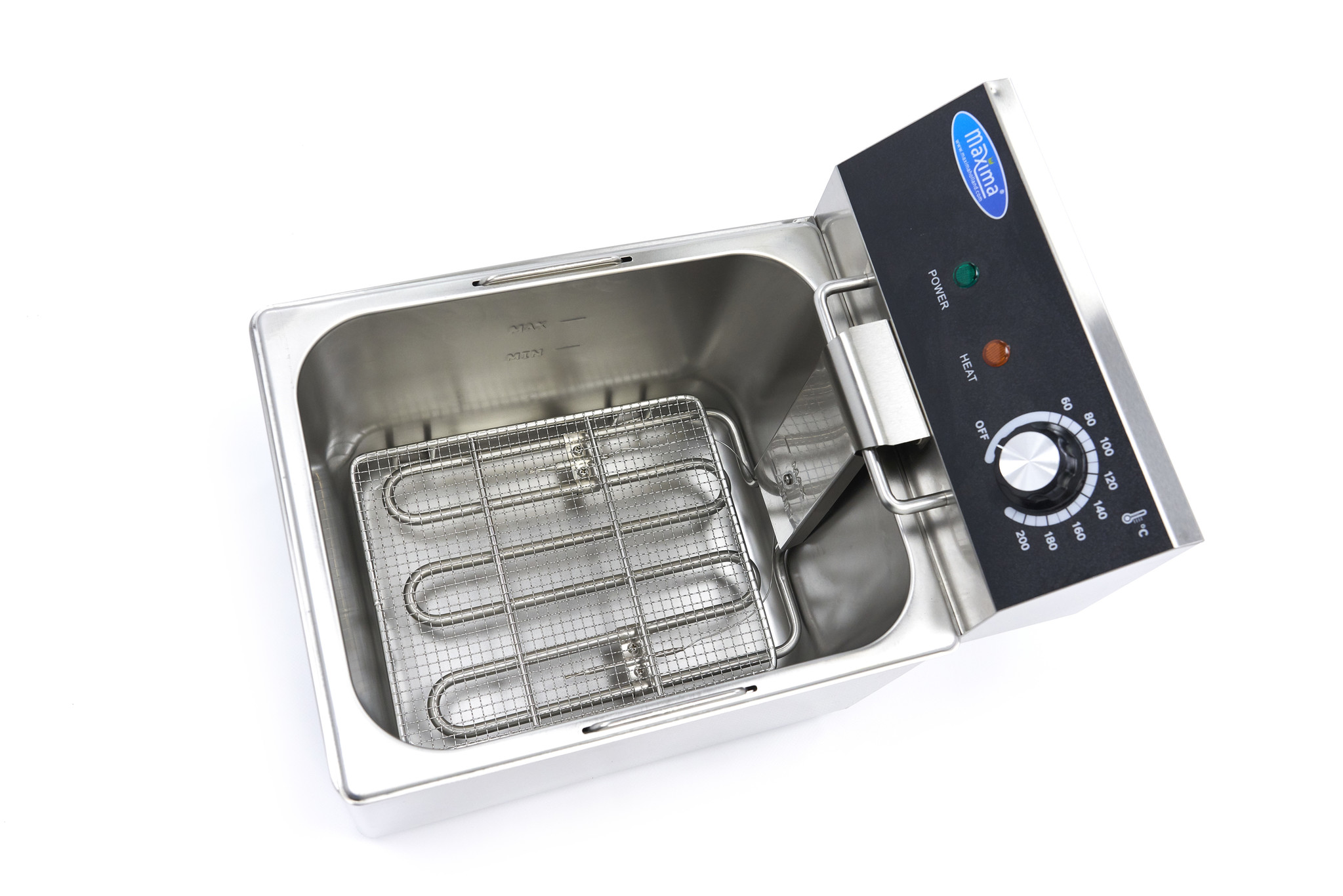 Fritőz olajsütő rozsdamentes - 8L - Maxima 09365215 - Image 7