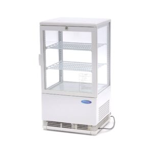 Hűtőtt vitrin - 43cm - 58L - fehér - Maxima 09400800