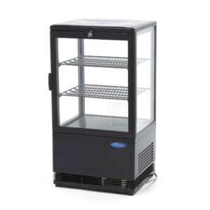 Hűtőtt vitrin üvegajtós - 43cm - 58L - Maxima 09400801