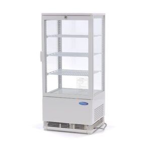 Hűtőtt vitrin - 43cm - 78L - fehér - Maxima 09400805