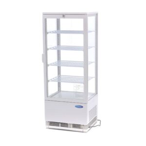 Hűtőtt vitrin - 43cm - 98L - fehér - Maxima 09400810