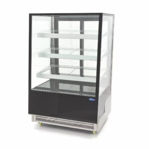 Hűtővitrin - süteményes 120cm - 500L - fekete - Maxima 09400843