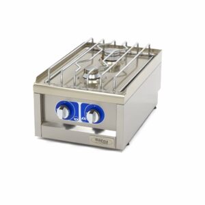 Kereskedelmi minőségű tűzhely - 2 égővel - gáz - Maxima 09391510