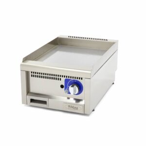 Kereskedelmi minőségű grillsütő sima - gáz - 60cm mélységű - Maxima 09391580