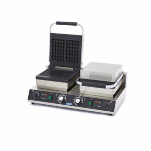 Gofrisütő klasszikus belga gofri - Dupla - 4 gofri - Maxima 09365106