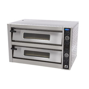 Pizzasütő - pizzakemence - dupla - 6+6 x 30 cm - Maxima 09370050