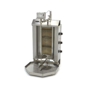 Gyros sütő Kebab grill gáz - 3 égő - 30kg hús - Maxima 09370225