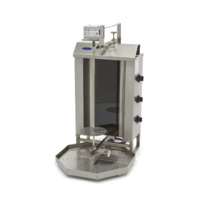 Gyros sütő - Kebab grill elektromos - 3 égő - 30kg hús - Maxima 09370265
