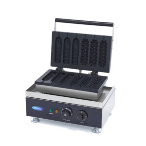 Gofri sütő ipari Corn Dog Maker 6 forma - 2 különböző mintával - Maxima 09374240