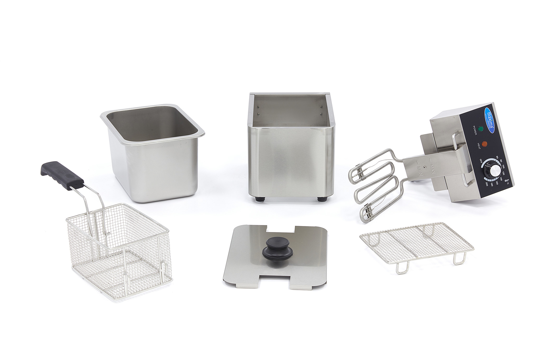 Fritőz olajsütő rozsdamentes 4L - Maxima 09365211 - Image 8