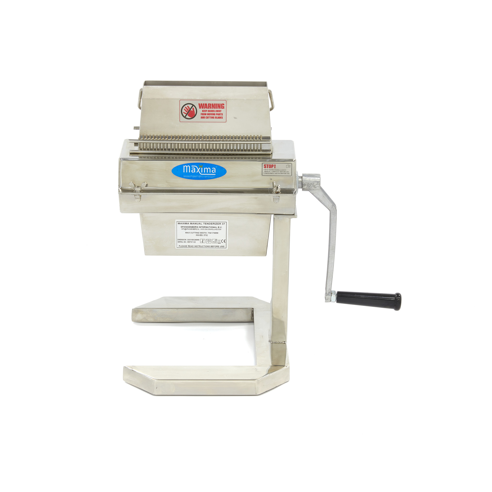 Rostlazító gép - 2 henger 37 pengével - 17,5 x 2,5cm nyílással - Maxima 09368105 - Image 2