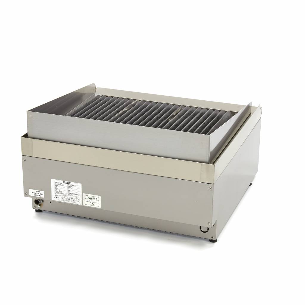 Kereskedelmi minőségű grillsütő - gáz - 60cm mélységű - Maxima 09391570 - Image 4