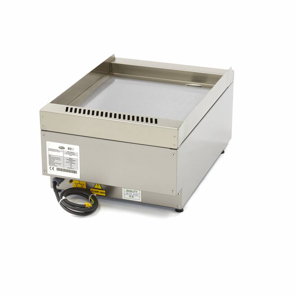 Kereskedelmi minőségű grillsütő sima - elektromos - 60cm mélységű - Maxima 09391610 - Image 4