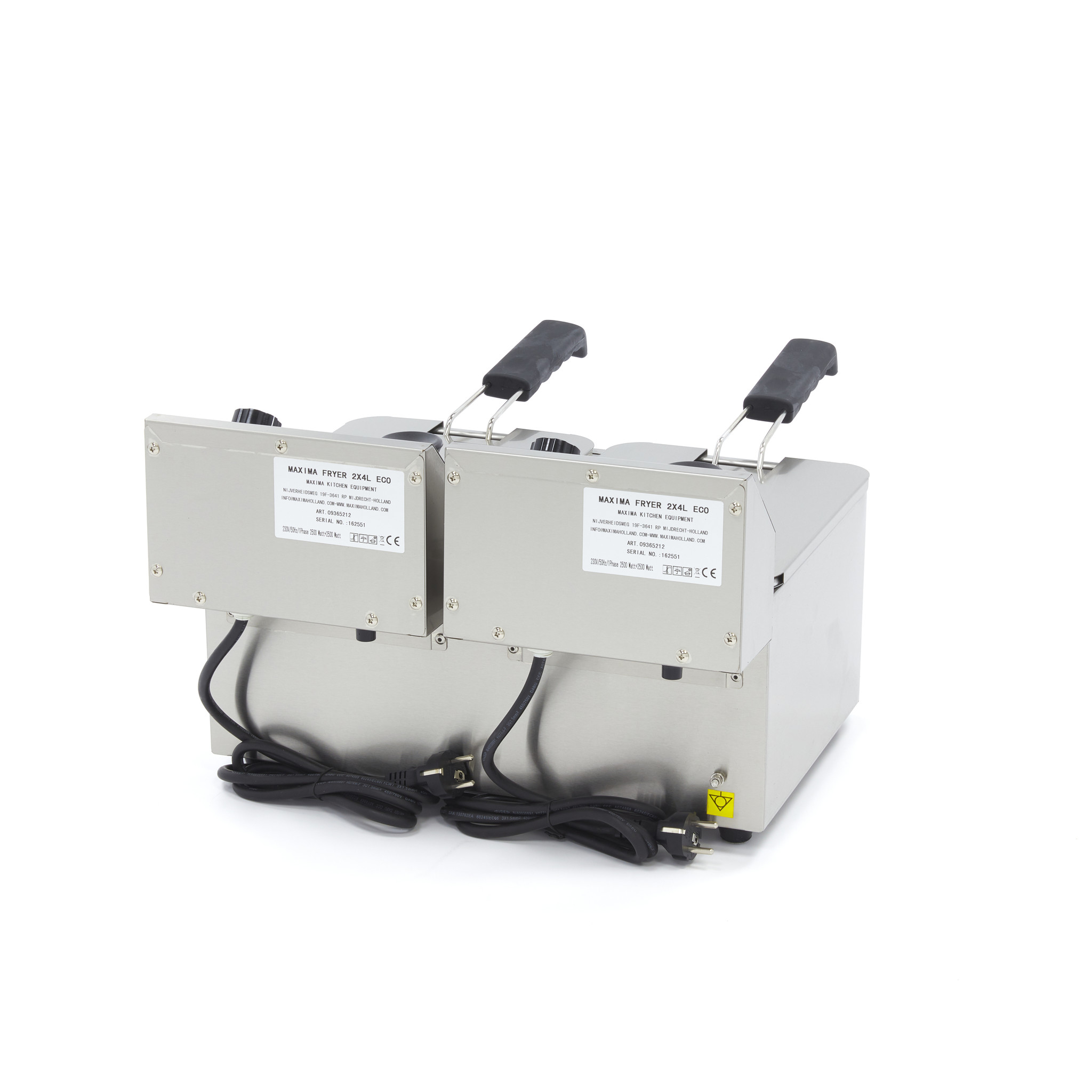 Fritőz olajsütő 2 x 4L - Dupla - Maxima - 09365212 - Image 4