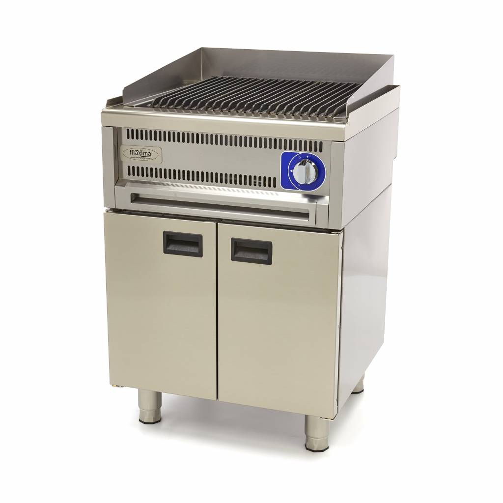 Kereskedelmi minőségű grillsütő - gáz - 60cm mélységű - Maxima 09391570 - Image 6