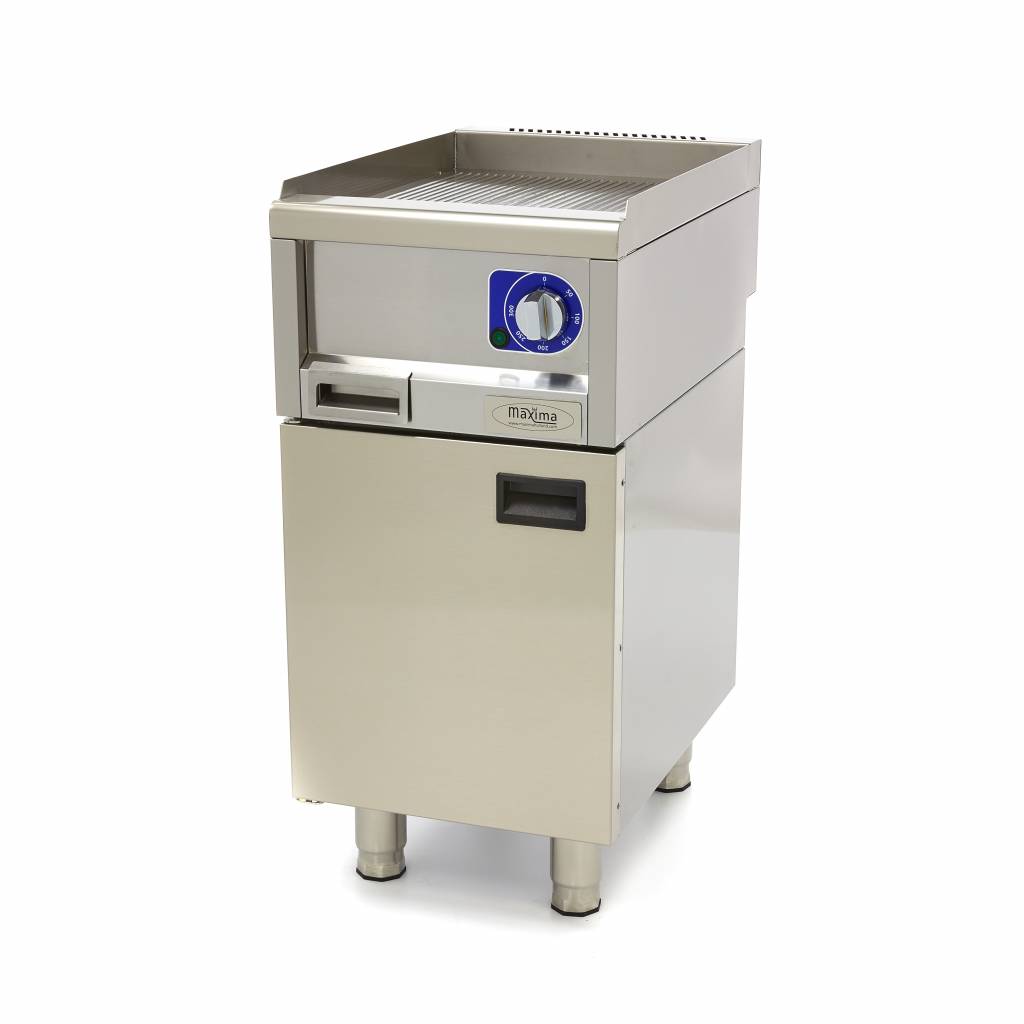 Kereskedelmi minőségű grillsütő barázdált - Elektromos - 60cm mélységben - Maxima 09391620 - Image 6