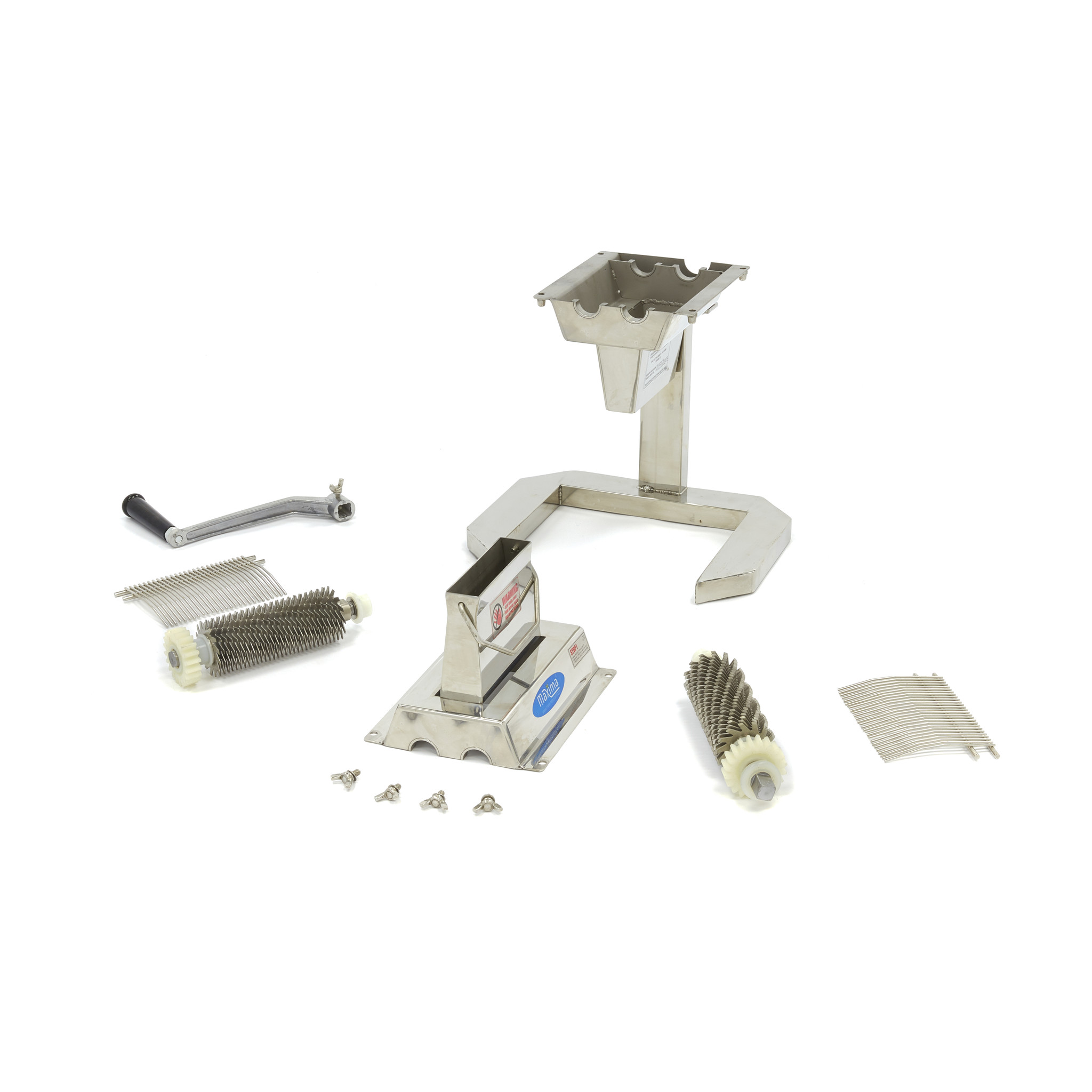 Rostlazító gép kézi - 2 henger 27 pengével - 17,5 x 2,5cm nyílással - Maxima 09368100 - Image 6