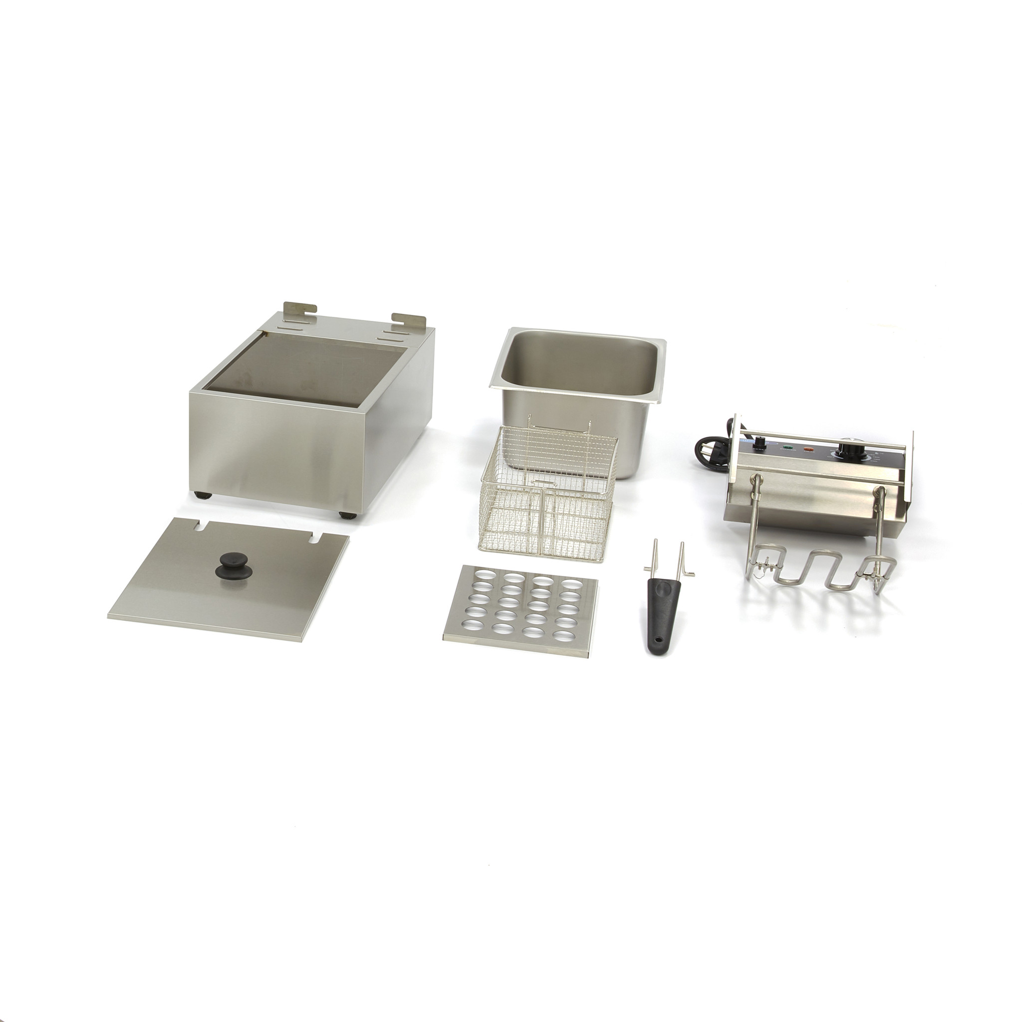 Fritőz olajsütő rozsdamentes 6L - Maxima 09364950 - Image 7