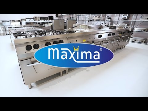 Nagy teherbírású grillsütő bordázott - gáz 70cm mélységű - Maxima 09395015 - Image 2